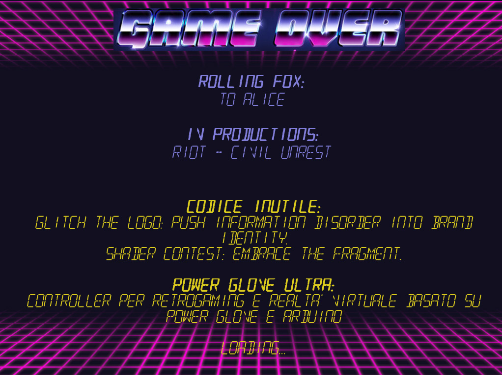 Game Over Milano 2016 - Power Glove Ultra